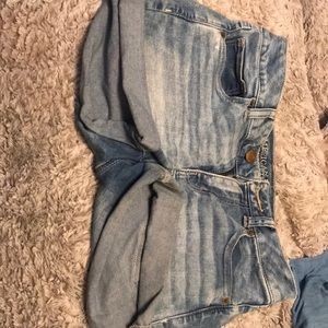 Size 8 American Eagle Cuffed Denim Shorts
